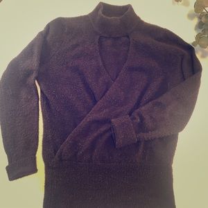 Le Chateau Peekaboo Neck Sweater